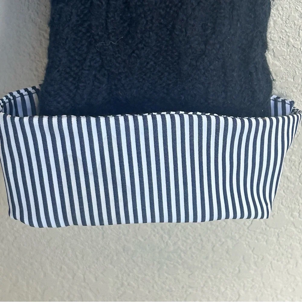 Anthropologie Maeve Women’s XS Cable-Knit Layered Mock Neck Sweater Classic - Picture 8 of 11